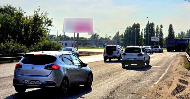 Фотография рекламного носителя, тип: Билборд 3x6, адрес: Ильюшина ул. X Просторная ул., Воронеж, Воронежская область, Россия. Сторона B №1375521