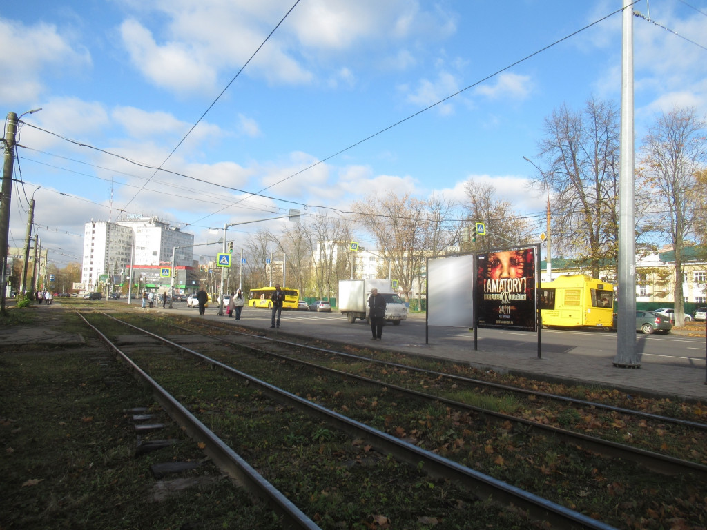 Фотография рекламного носителя, тип: Афиша 1.75x1.8, адрес: Октября пр-т., д.57б, Ярославль, Ярославская область, Россия. Сторона Б2 №1364273