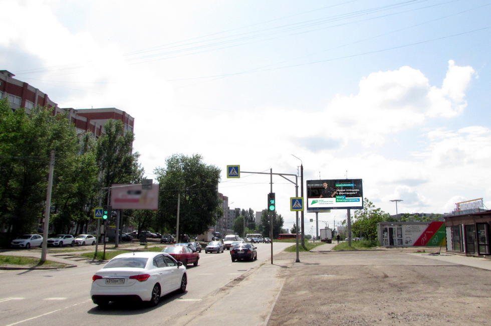 Фотография рекламного носителя, тип: Билборд 3x6, адрес: 60-й Армии ул. Х Победы б-р, Воронеж, Воронежская область, Россия. Сторона А №154439