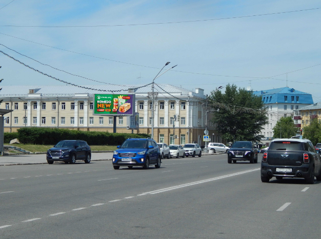 Фотография рекламного носителя, тип: Билборд 3x6, адрес: Социалистический пр-т., д.97 X Молодежная ул., Барнаул, Алтайский край, Россия. Сторона Б1 №291840