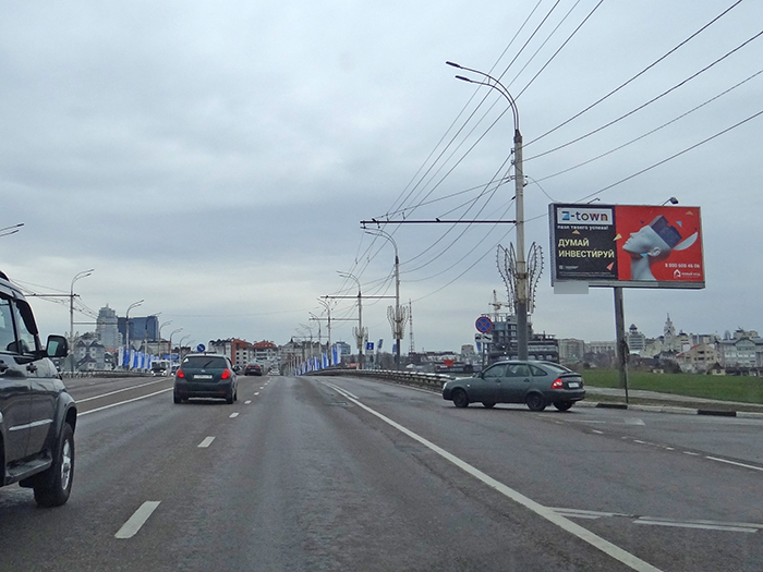 Фотография рекламного носителя, тип: Билборд 3x6, адрес: Дамба Чернавского моста, движение с левого на правый берег, поз.5, Воронеж, Воронежская область, Россия. Сторона A №958088
