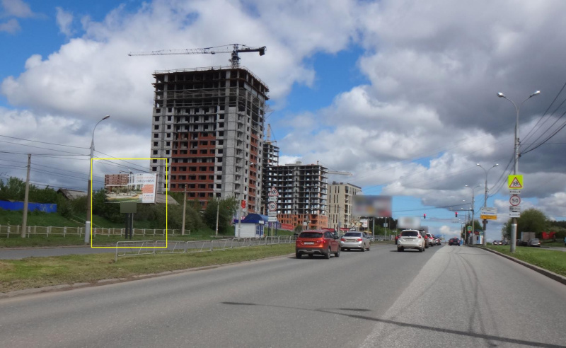 Фотография рекламного носителя, тип: Билборд 3x6, адрес: Ленина ул., ост. Бабушкина, Ижевск, Республика Удмуртия, Россия. Сторона B №670942