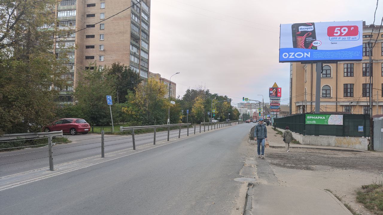 Фотография рекламного носителя, тип: Билборд 3x6, адрес: Советская ул., д.25, Балашиха, Московская область, Россия. Сторона A №1375956