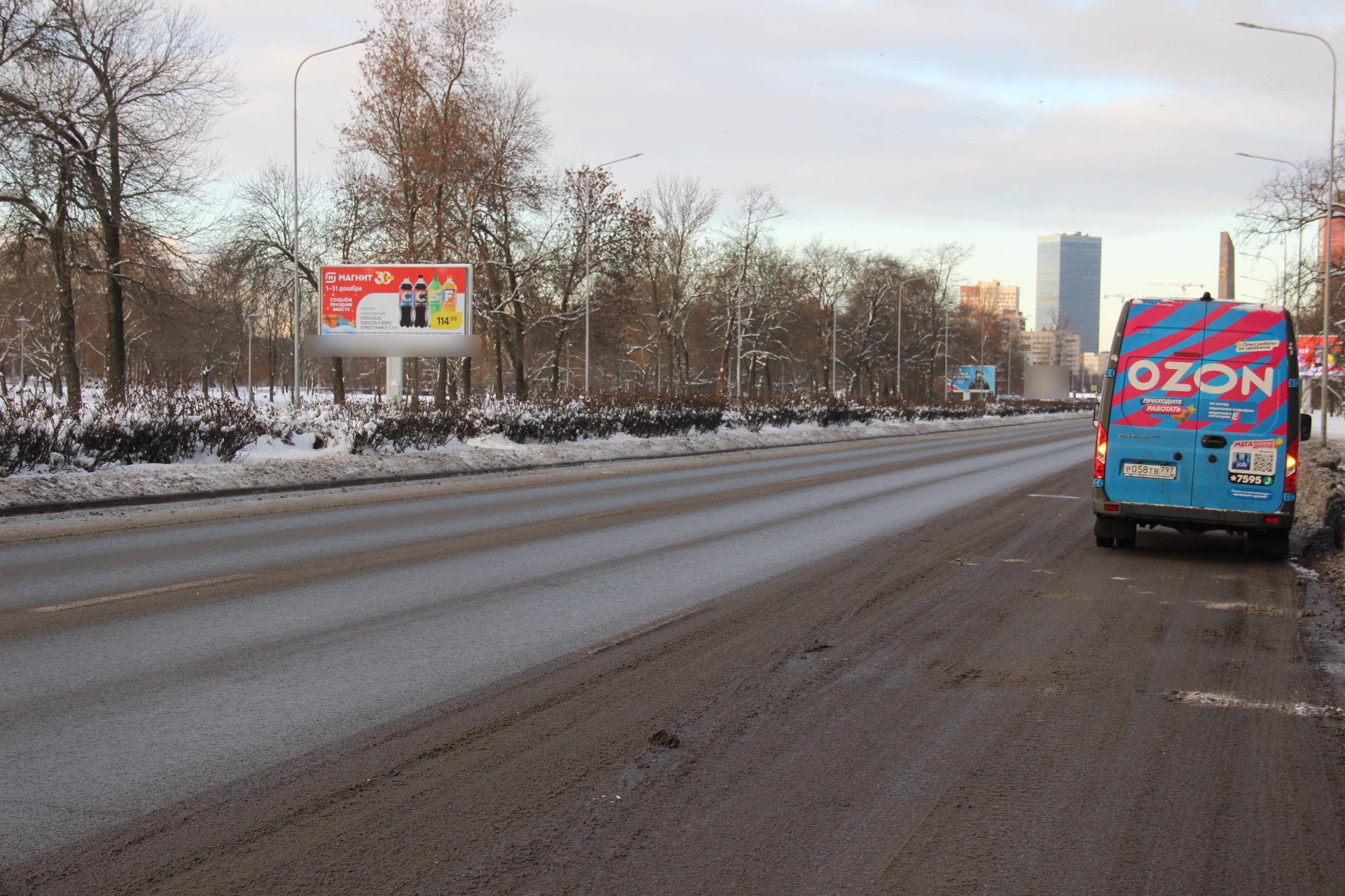 Фотография рекламного носителя, тип: Билборд 3x6, адрес: Московское ш., д.8, Санкт-Петербург, Россия. Сторона Б №119978