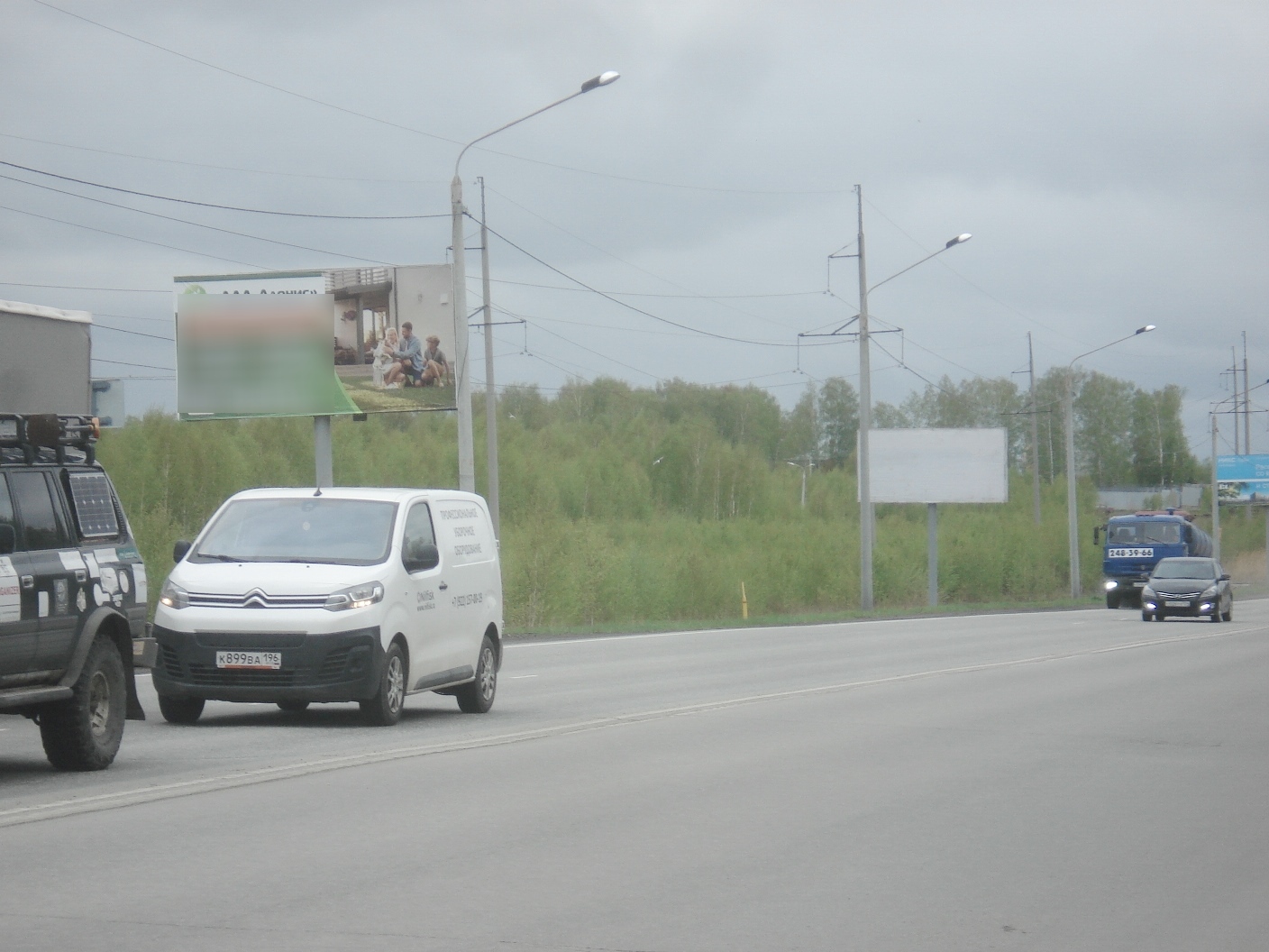 Фотография рекламного носителя, тип: Билборд 3x6, адрес: Западное ш., поз.2, Челябинск, Челябинская область, Россия. Сторона В №185013