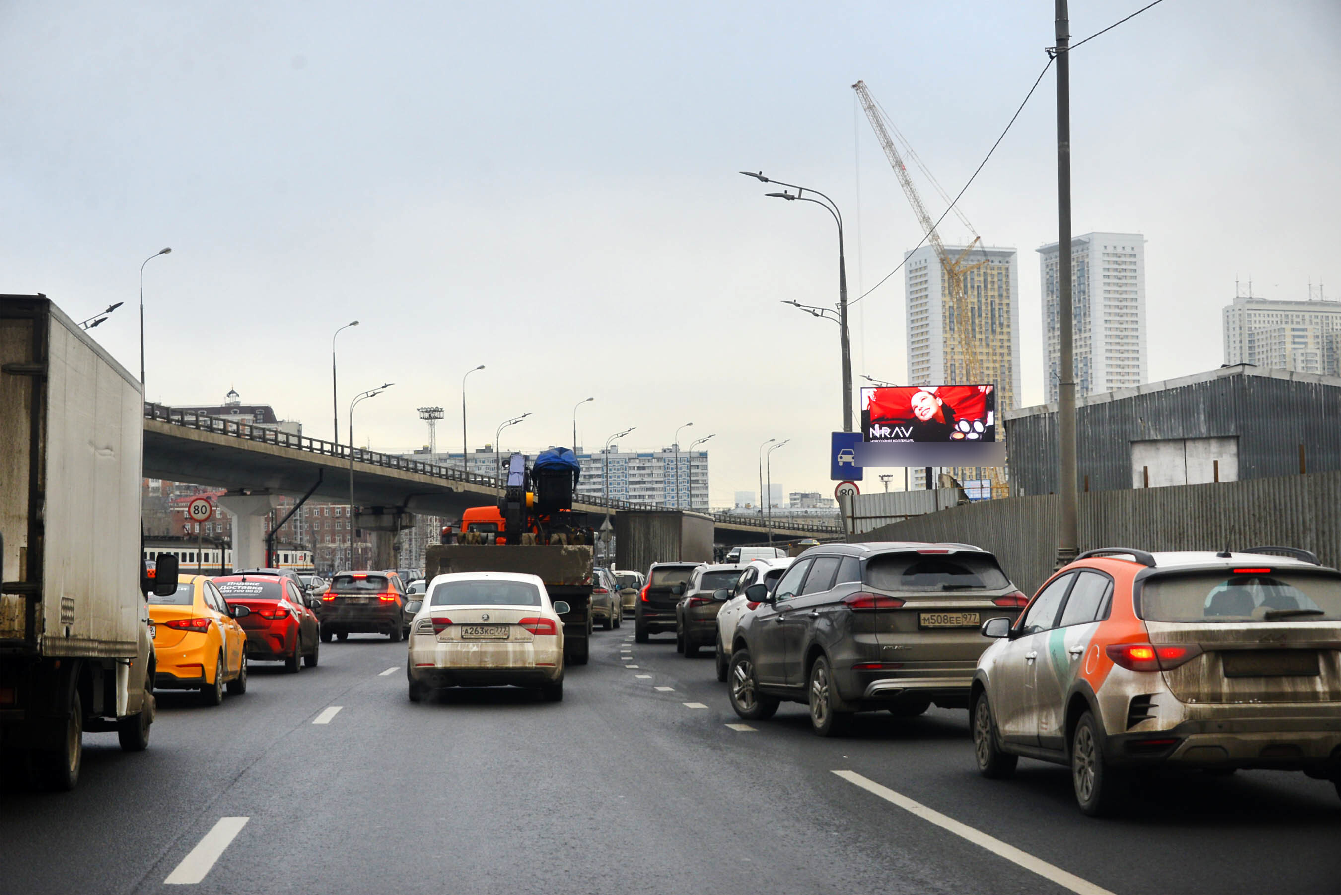 Фотография рекламного носителя, тип: Билборд 3x6, адрес: ТТК 150м после X со Звенигородским ш., Москва, Россия. Сторона А1 №556511