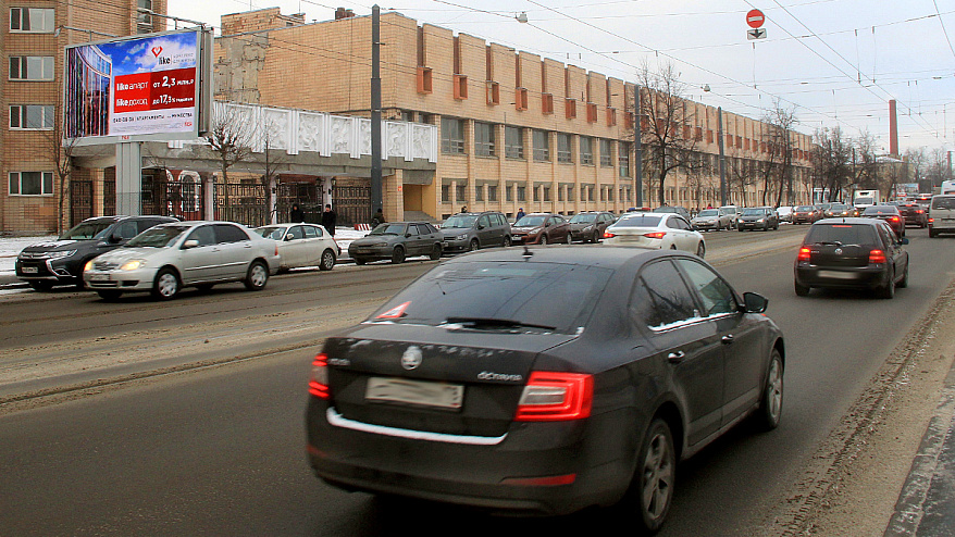 Фотография рекламного носителя, тип: Билборд 3x6, адрес: Лесной пр-т., д.36а, Санкт-Петербург, Россия. Сторона B №171310