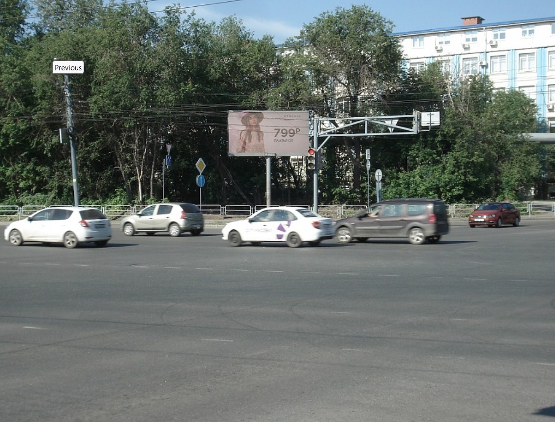 Фотография рекламного носителя, тип: Билборд 3x6, адрес: Свердловский пр-т., д.2, Челябинск, Челябинская область, Россия. Сторона А1-А10 №185576