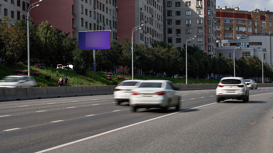 Фотография рекламного носителя, тип: Билборд 3x6, адрес: Вишневского ул., д.60 по ул.Калинина, Казань, Республика Татарстан, Россия. Сторона B №674453