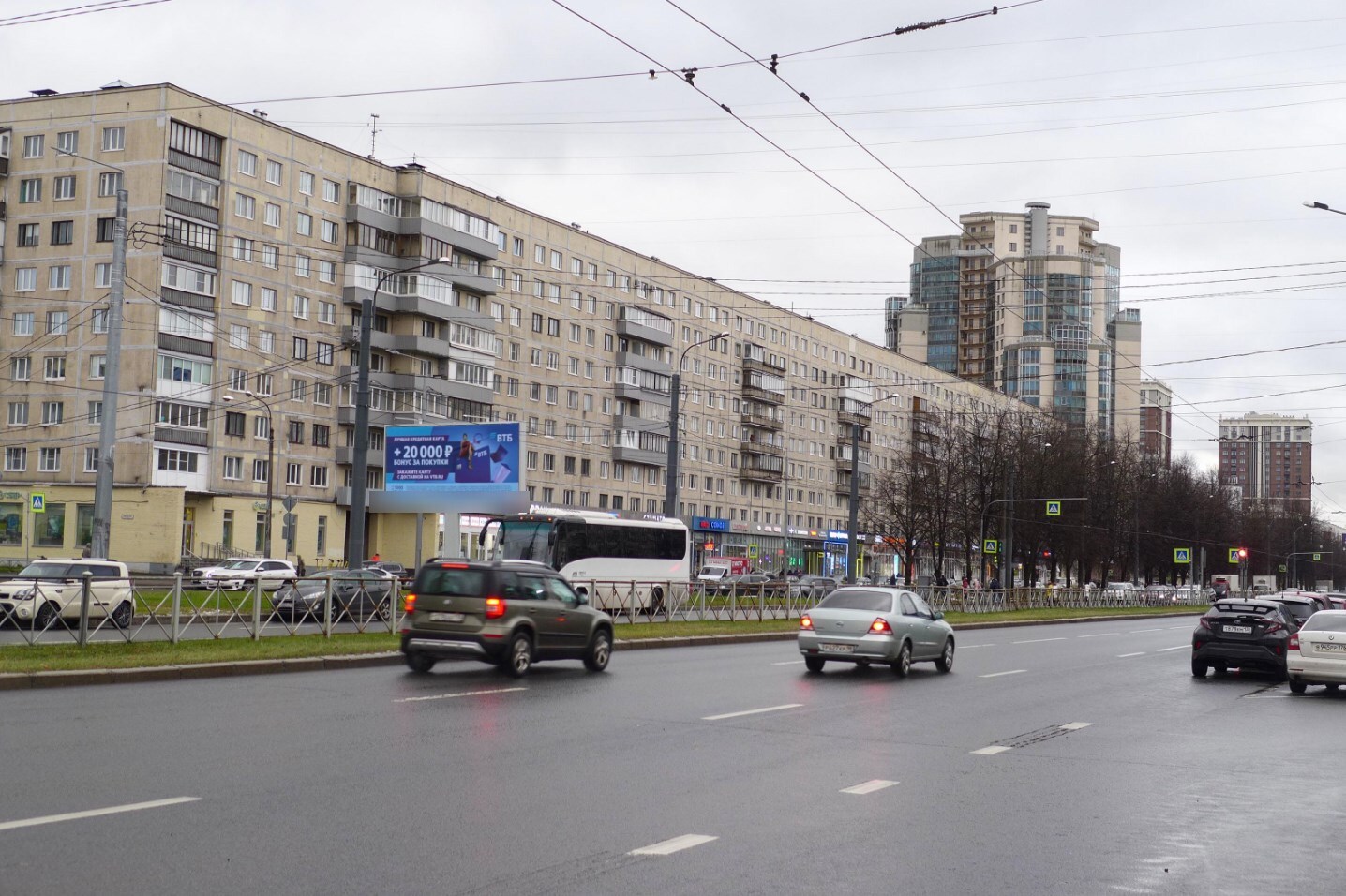 Фотография рекламного носителя, тип: Билборд 3x6, адрес: Гражданский пр-т. Х Просвещения пр-т., Санкт-Петербург, Россия. Сторона Б №105894