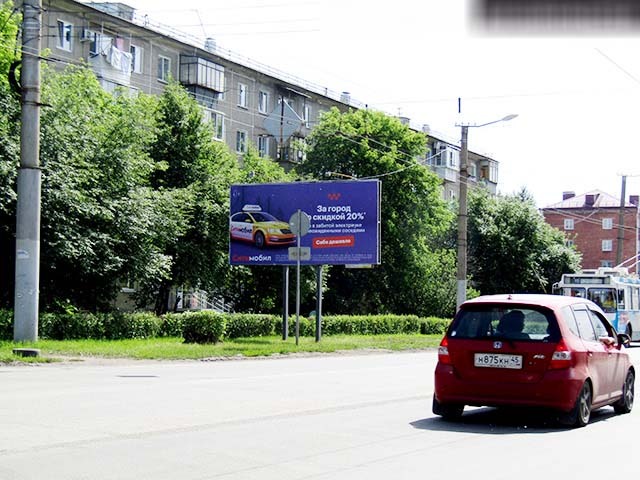 Фотография рекламного носителя, тип: Билборд 3x6, адрес: Романенко ул., д.1, Омск, Омская область, Россия. Сторона Б №198093