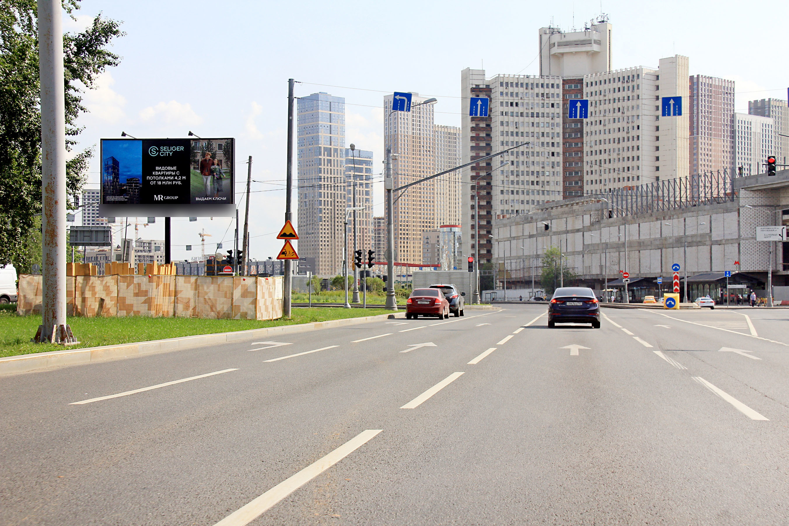 Фотография рекламного носителя, тип: Билборд 3x6, адрес: Дмитровское ш., д.89, корп.1 Х Селигерская ул., Москва, Россия. Сторона А №324200