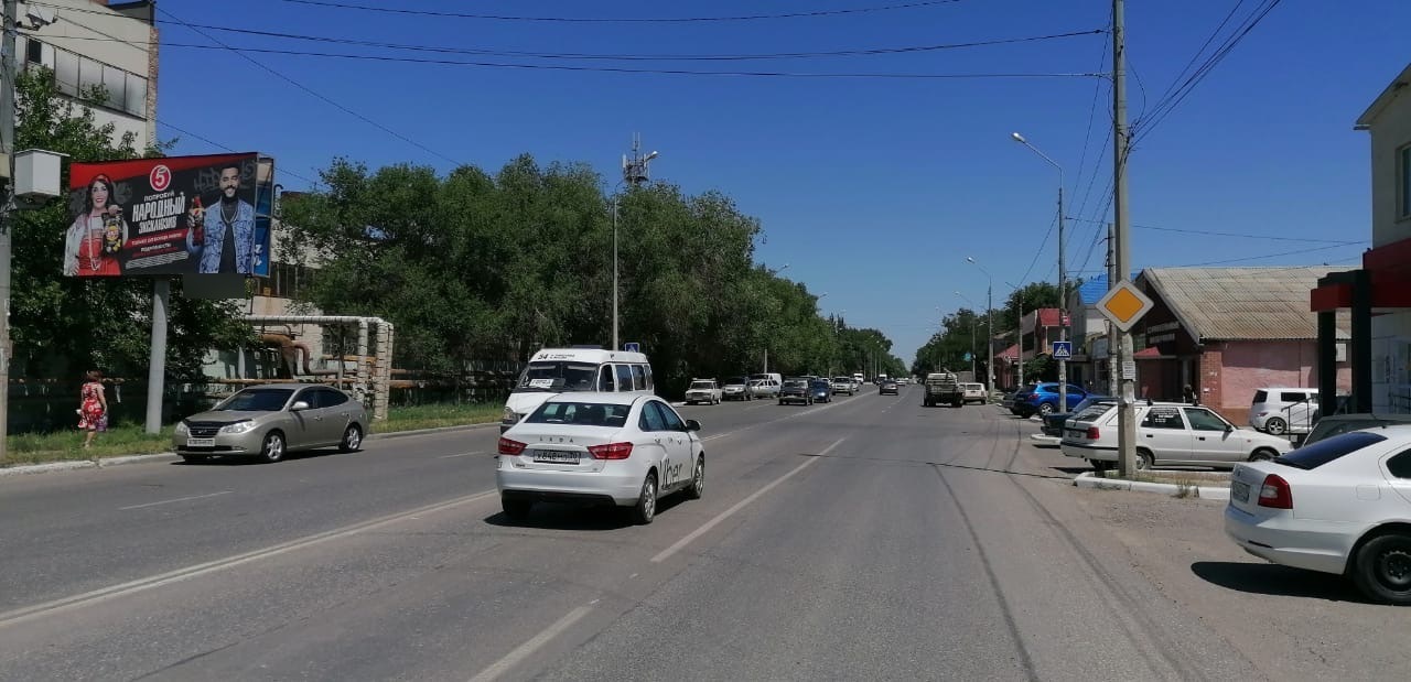 Фотография рекламного носителя, тип: Билборд 3x6, адрес: Адмирала Нахимова ул., д.155, Астрахань, Астраханская область, Россия. Сторона В №700776