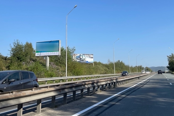 Фотография рекламного носителя, тип: Билборд 3x6, адрес: Дорога в аэропорт, 1 000м, Владивосток, Приморский край, Россия. Сторона B №88912