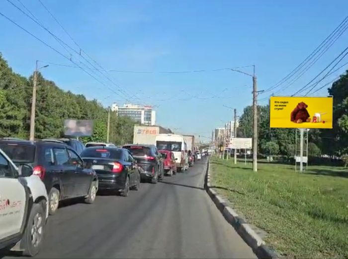 Фотография рекламного носителя, тип: Билборд 3x6, адрес: Московское ш., д.53, Рязань, Рязанская область, Россия. Сторона A1-A10 №1335426