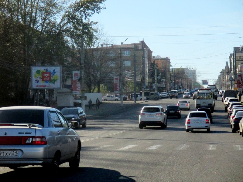 Фотография рекламного носителя, тип: Ситиборд 2.7x3.7, адрес: Дзержинского ул., д.50, Курск, Курская область, Россия. Сторона B №1330552
