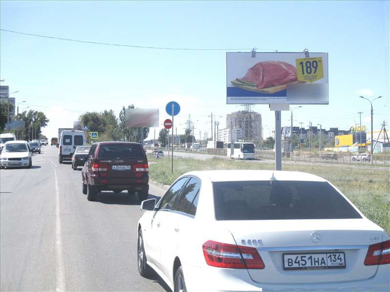 Фотография рекламного носителя, тип: Билборд 3x6, адрес: Землячки ул., д.78, Волгоград, Волгоградская область, Россия. Сторона А №111178