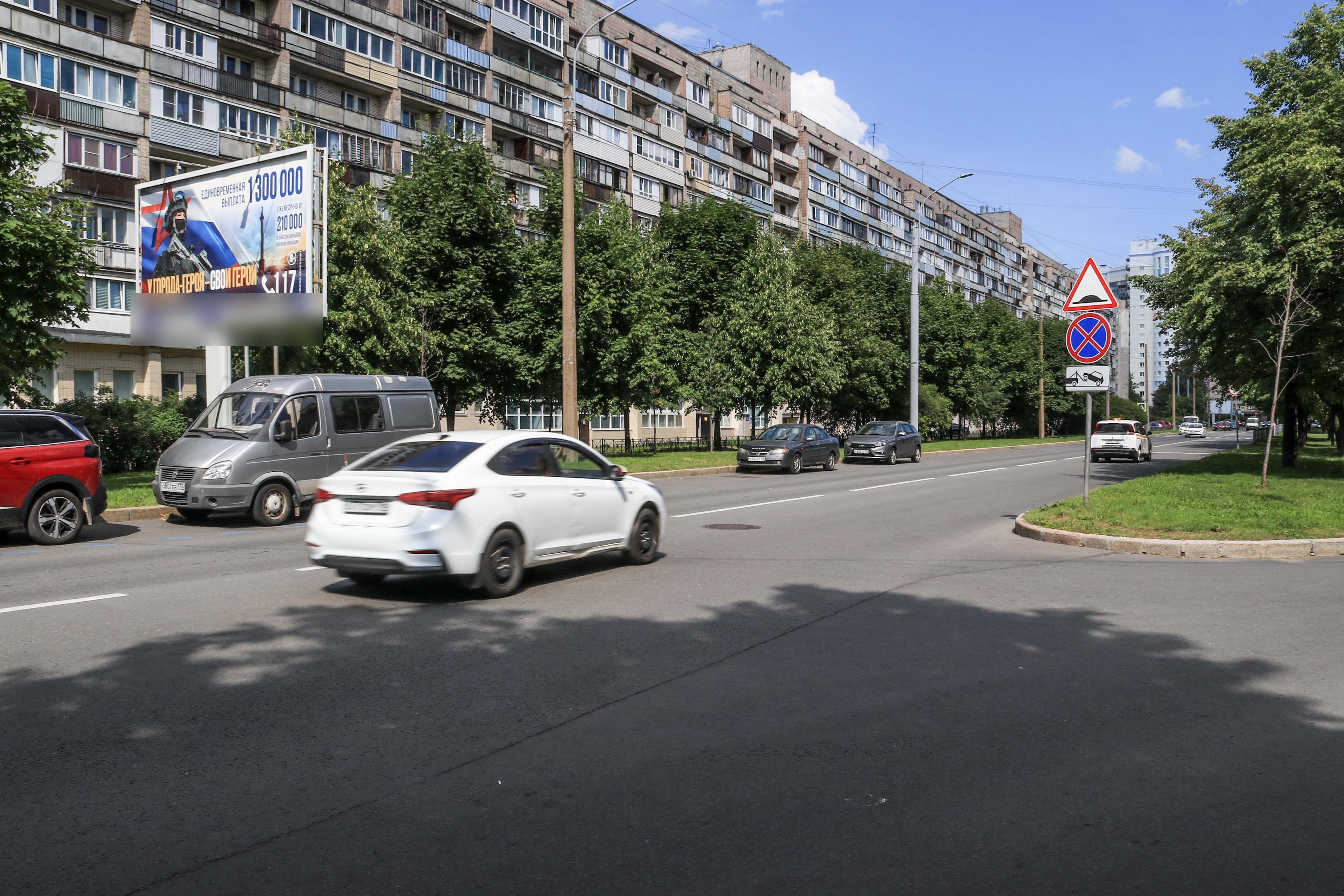 Фотография рекламного носителя, тип: Билборд 3x6, адрес: Нахимова ул., д.1 Х Наличная ул., Санкт-Петербург, Россия. Сторона Б №767949