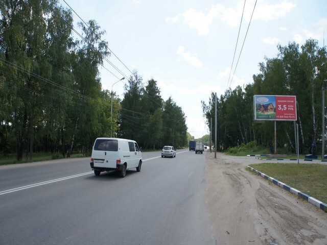 Фотография рекламного носителя, тип: Билборд 3x6, адрес: Московская ул., д.346, Калуга, Калужская область, Россия. Сторона A1-A3 №1376959