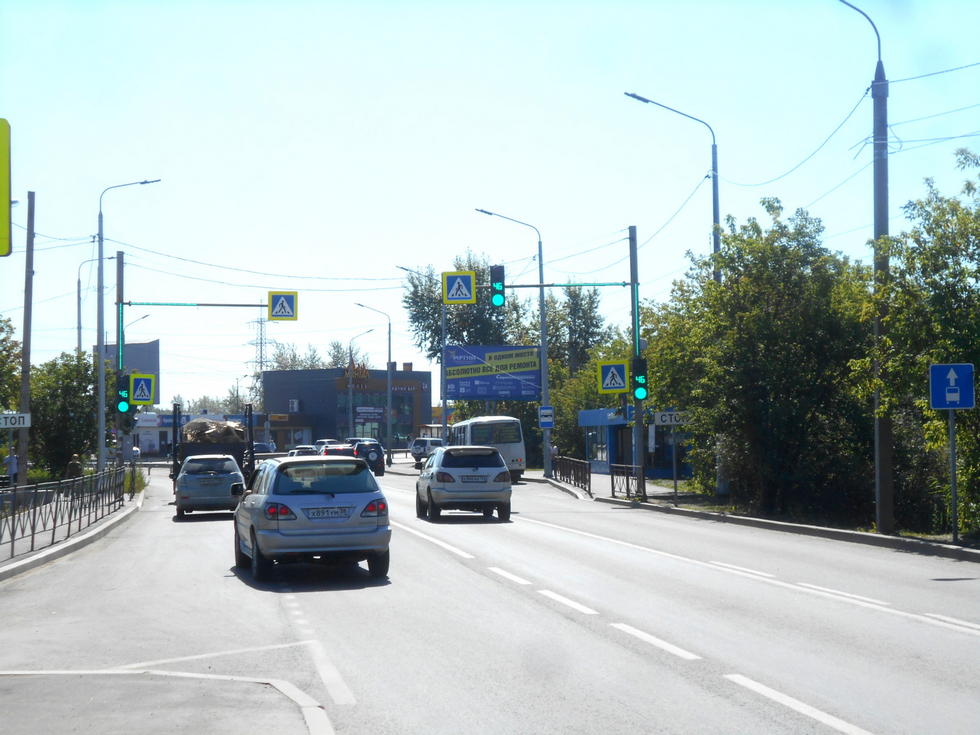 Фотография рекламного носителя, тип: Билборд 3x6, адрес: Трактовая ул., ост. "Узловая", Иркутск, Иркутская область, Россия. Сторона А №155362
