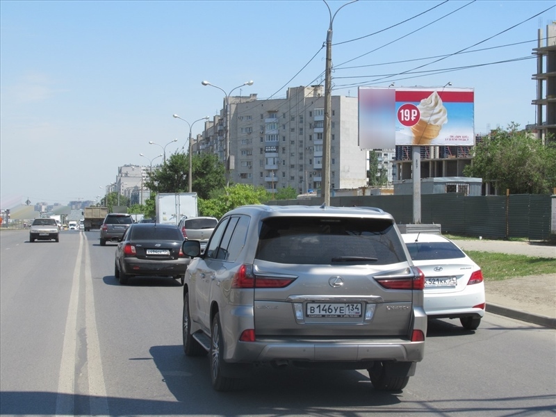 Фотография рекламного носителя, тип: Билборд 3x6, адрес: Землячки ул., д.42, Волгоград, Волгоградская область, Россия. Сторона А №111180