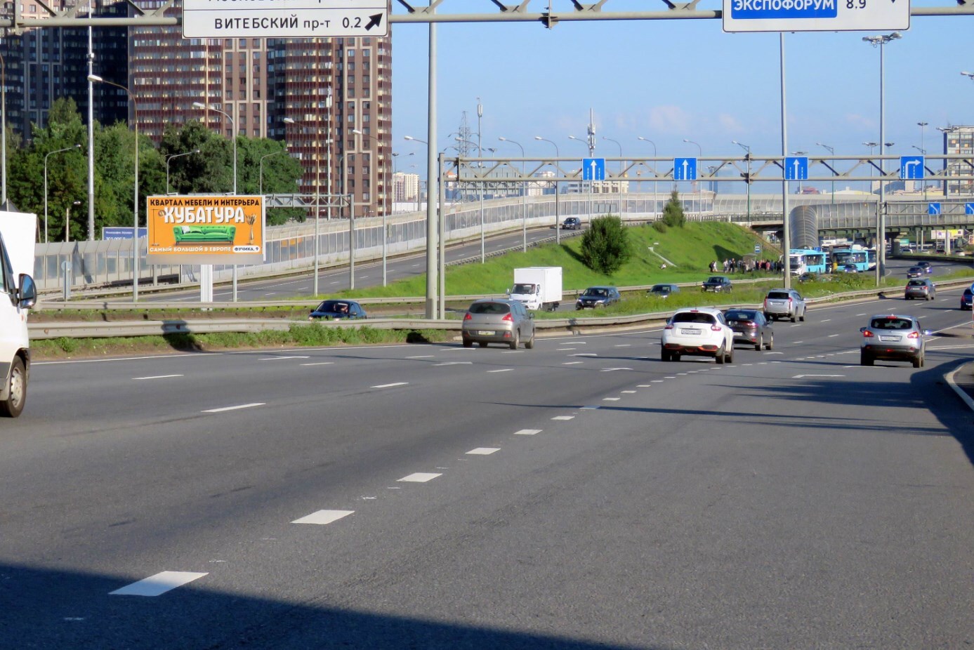 Фотография рекламного носителя, тип: Билборд 3x6, адрес: Шушары пос., Московское ш., д.11, Санкт-Петербург, Россия. Сторона Б №119965