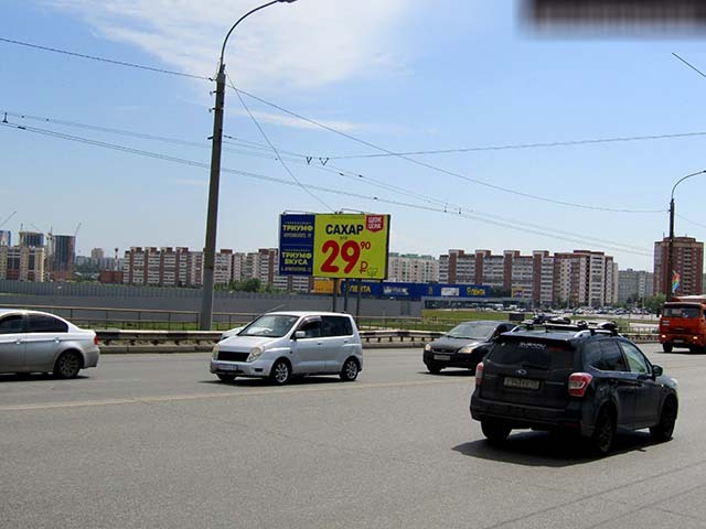 Фотография рекламного носителя, тип: Билборд 3x6, адрес: Лукашевича ул., ост. Мостоотряд, поз.2, Омск, Омская область, Россия. Сторона Б №197263