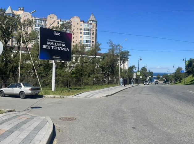Фотография рекламного носителя, тип: Билборд 3x6, адрес: Набережная ул., д.1, Владивосток, Приморский край, Россия. Сторона Б №1362380