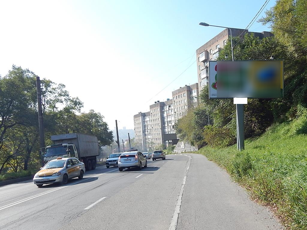 Фотография рекламного носителя, тип: Билборд 3x6, адрес: Луговая ул., д.41, Владивосток, Приморский край, Россия. Сторона А №88913