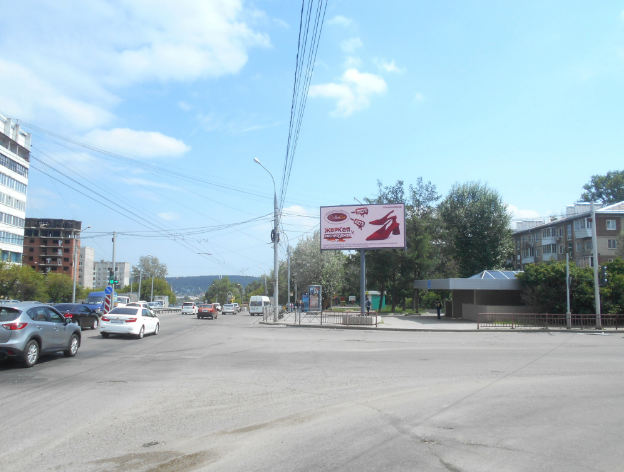 Фотография рекламного носителя, тип: Билборд 3x6, адрес: Рябикова б-р., н-в ТЦ "Ручей, Иркутск, Иркутская область, Россия. Сторона А1 №1072347