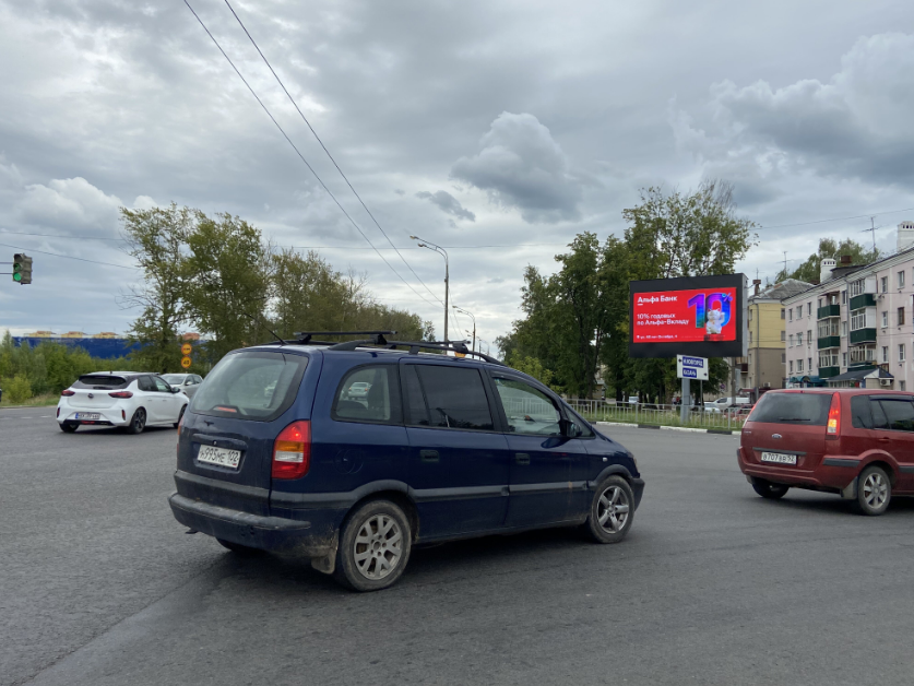 Фотография рекламного носителя, тип: Билборд 3x6, адрес: Магистральная ул., д.2 Х Зеленая, Кстово, Нижегородская область, Россия. Сторона А1-А10 №994505