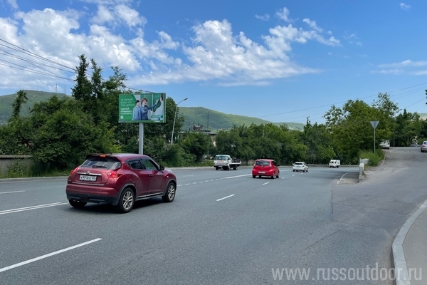 Фотография рекламного носителя, тип: Билборд 3x6, адрес: Луговая ул., д.41, Владивосток, Приморский край, Россия. Сторона Б №88914