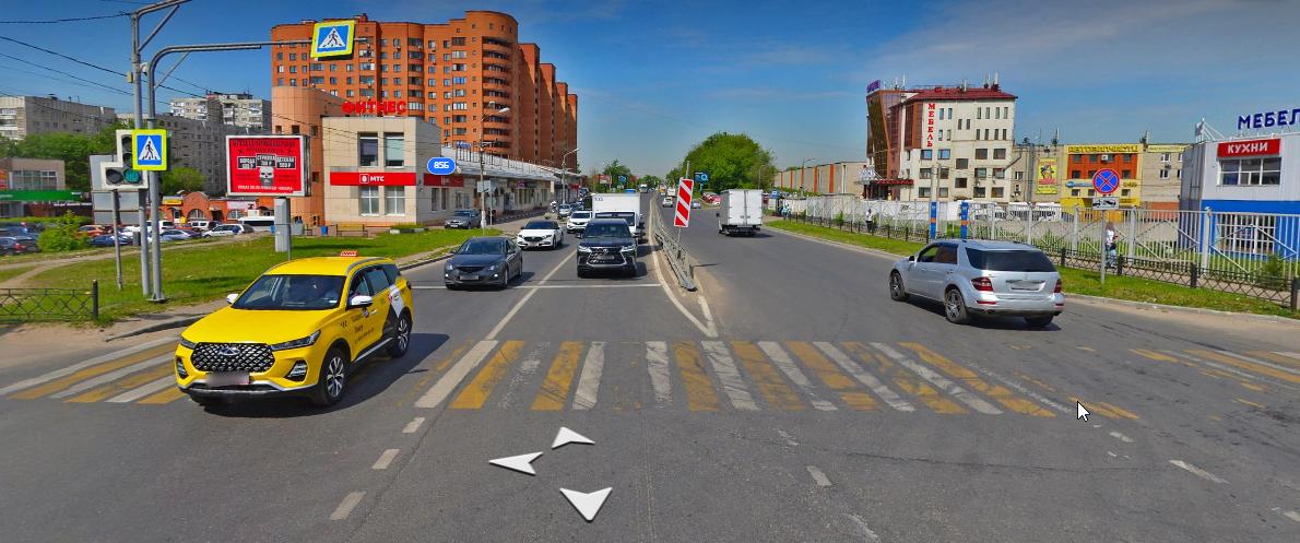 Фотография рекламного носителя, тип: Ситиборд 2.7x3.7, адрес: Гагарина ул. Х Лацкова ул., Жуковский, Московская область, Россия. Сторона Б1-Б5 №1375640