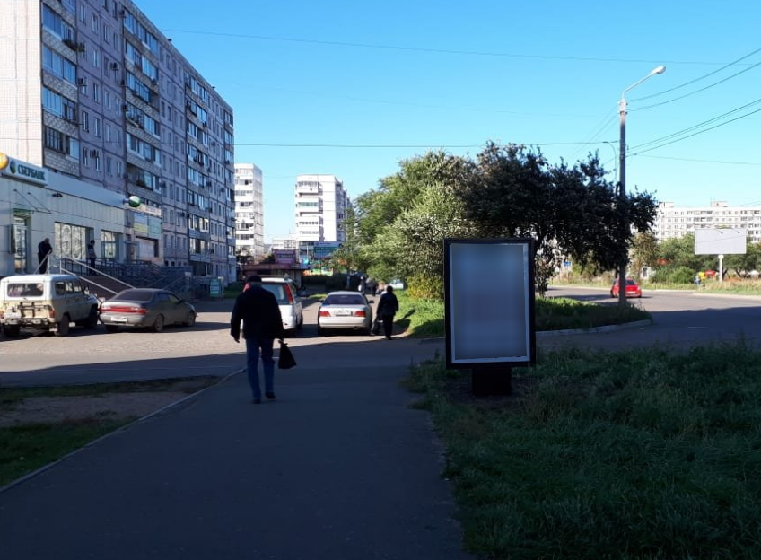 Фотография рекламного носителя, тип: Ситиформат 1.8x1.2, адрес: Дикопольцева ул., д.31, поз.1, Комсомольск-на-Амуре, Хабаровский край, Россия. Сторона Б №1370548