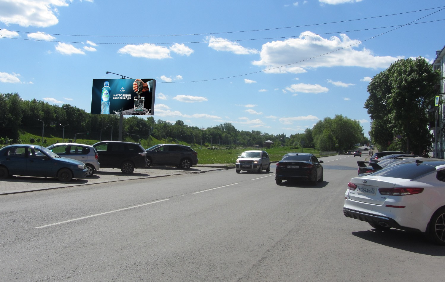 Фотография рекламного носителя, тип: Билборд 3x6, адрес: Луначарского ул. Х П.Осипенко ул., Владимир, Владимирская область, Россия. Сторона Б1 №840015