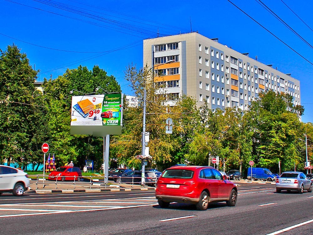 Фотография рекламного носителя, тип: Билборд 3x6, адрес: Севастопольский пр-т., д.44, Москва, Россия. Сторона B №80005