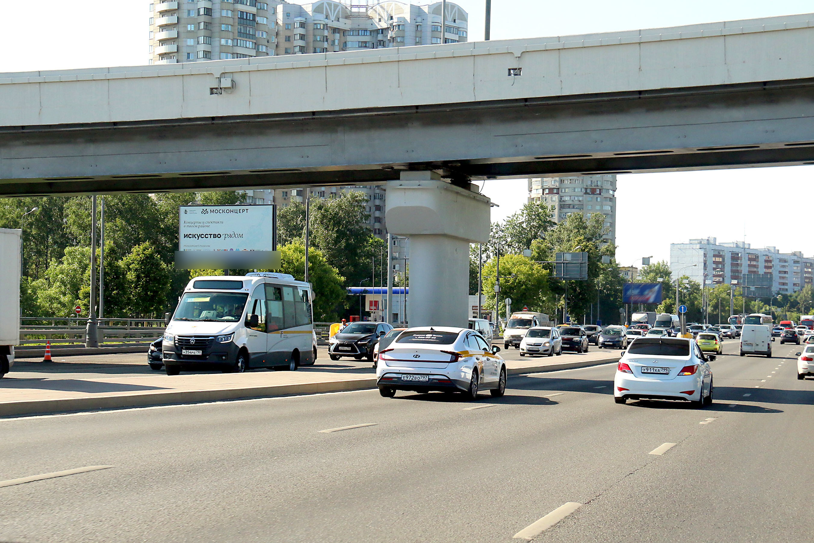 Фотография рекламного носителя, тип: Билборд 3x6, адрес: Каширское ш., д.148, Москва, Россия. Сторона Б №601587