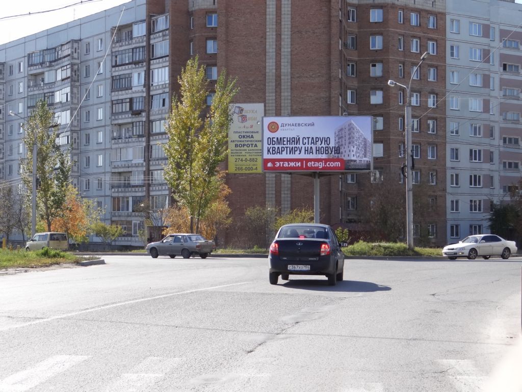 Фотография рекламного носителя, тип: Билборд 3x6, адрес: Рассветная ул., д.17, Новосибирск, Новосибирская область, Россия. Сторона A1 №184468