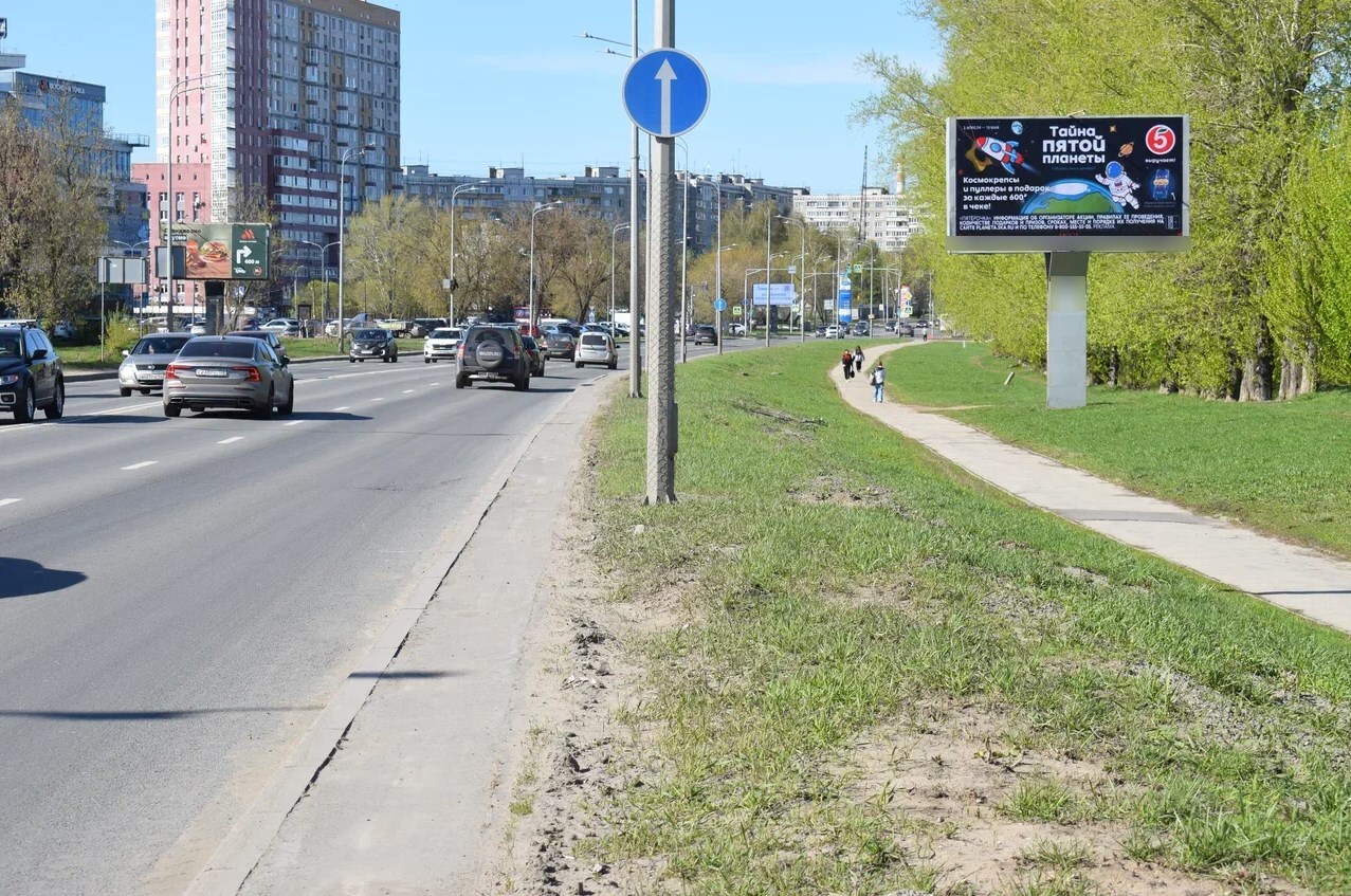 Фотография рекламного носителя, тип: Билборд 3x6, адрес: Казанское ш., д.12, корп.1, Нижний Новгород, Нижегородская область, Россия. Сторона A1-A12 №819845