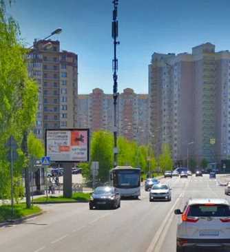 Фотография рекламного носителя, тип: Ситиборд 2.7x3.7, адрес: Березовая ул., начало д.5, Видное, Московская область, Россия. Сторона В1-В5 №1375744