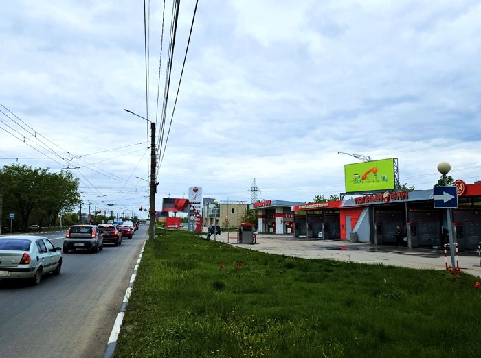 Фотография рекламного носителя, тип: Билборд 3x6, адрес: Московское ш., д.26, Рязань, Рязанская область, Россия. Сторона A1-A10 №1335428