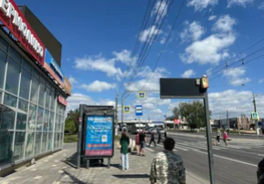 Фотография рекламного носителя, тип: Остановка 1.8x1.2, адрес: им. Маршала Советского Союза Г.К.Жукова пр-т., ост. "Ул. им. Землячки", поз.1, Волгоград, Волгоградская область, Россия. Сторона Б №1349223