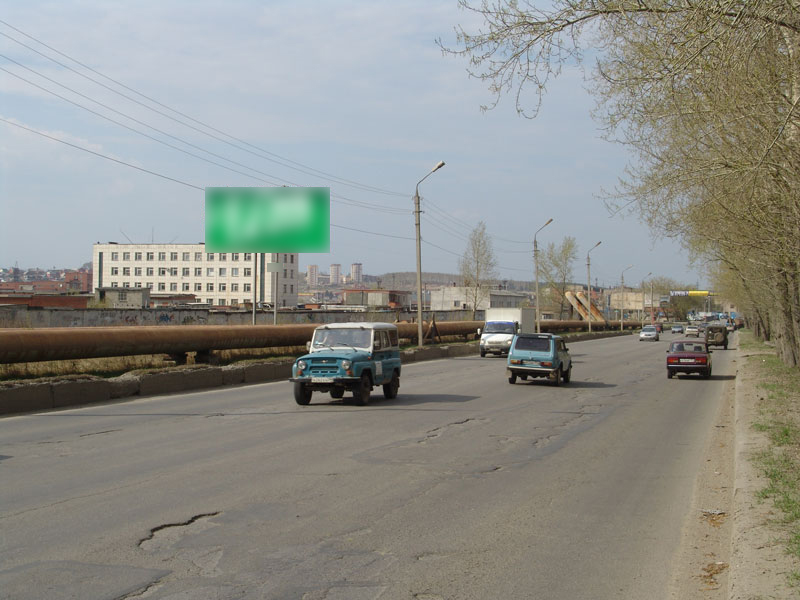 Фотография рекламного носителя, тип: Билборд 3x6, адрес: 8 июля ул., д.5 X Орловская ул., Миасс, Челябинская область, Россия. Сторона В №1359804