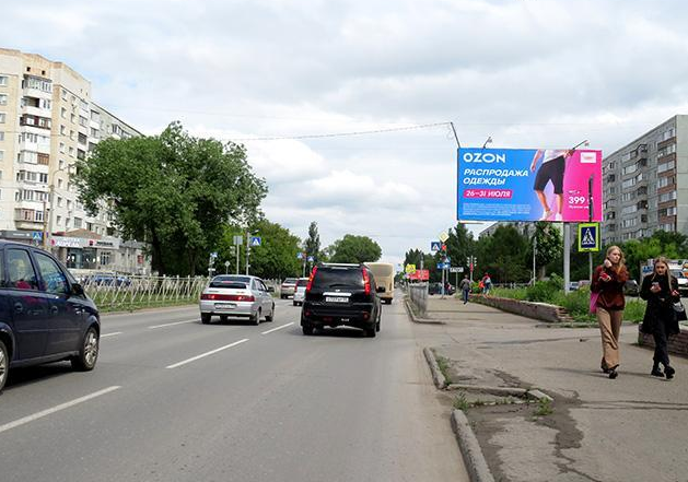 Фотография рекламного носителя, тип: Билборд 3x6, адрес: Химиков ул., д.31, Омск, Омская область, Россия. Сторона А №616769