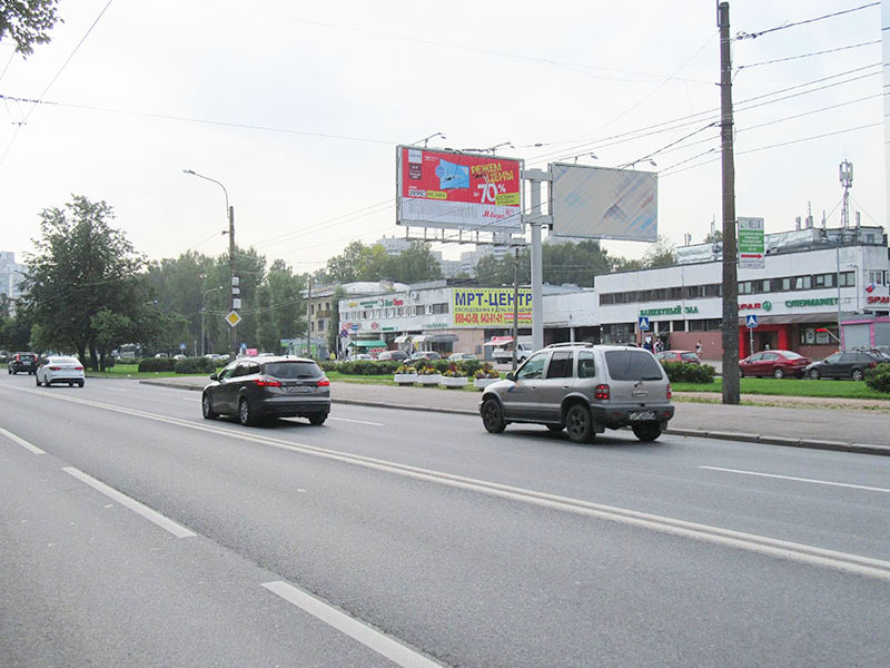 Фотография рекламного носителя, тип: Билборд 3x6, адрес: Гражданский пр-т., д.86, корп.1, Санкт-Петербург, Россия. Сторона A13 №164595