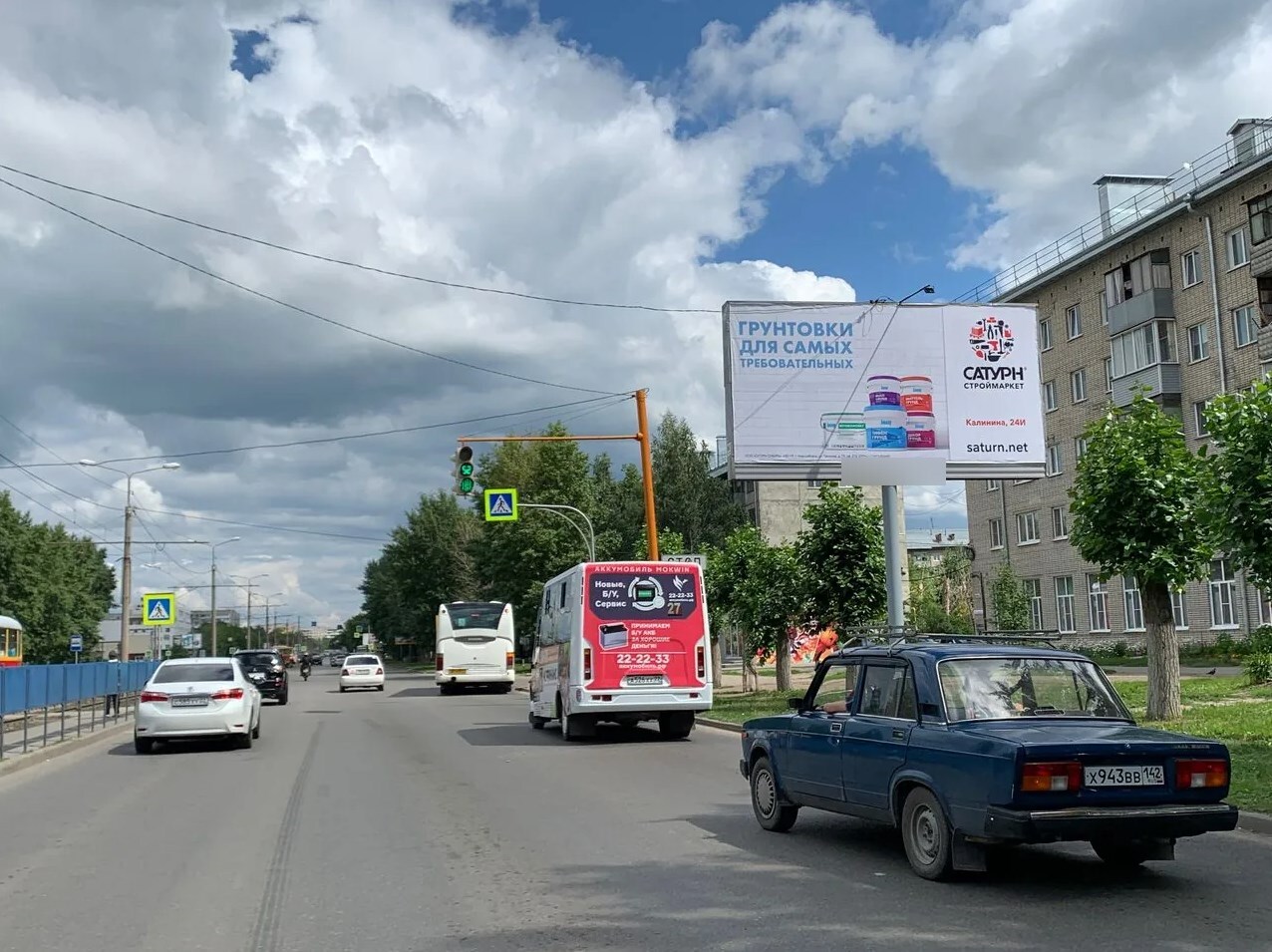 Фотография рекламного носителя, тип: Билборд 3x6, адрес: Попова ул., д.57 Х Георгия Исакова ул., Барнаул, Алтайский край, Россия. Сторона А №1044594