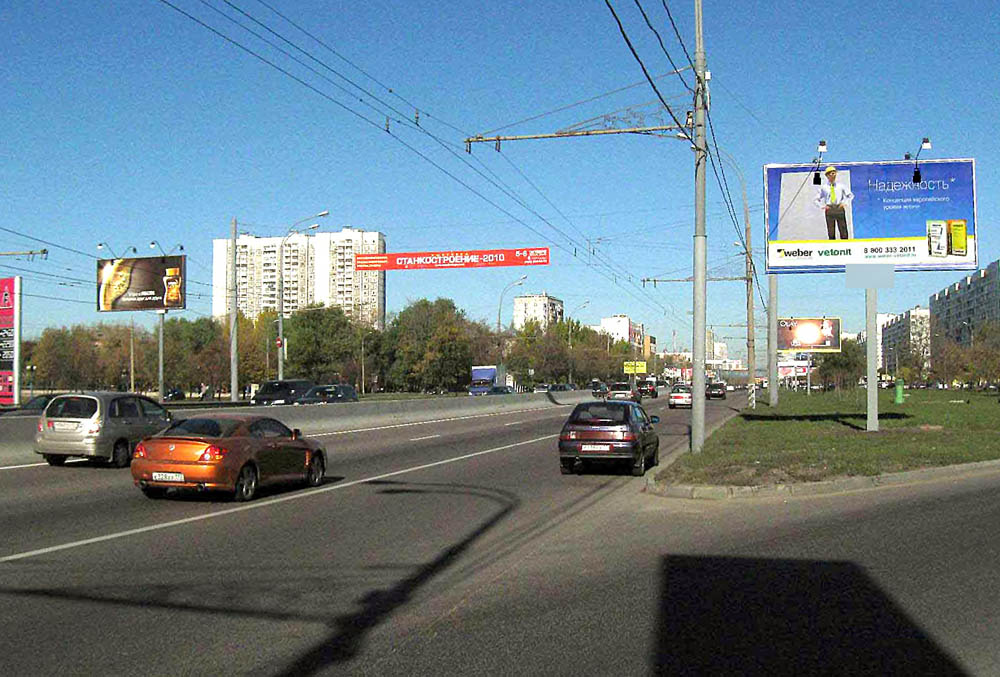 Фотография рекламного носителя, тип: Билборд 3x6, адрес: Алтуфьевское ш., д.52, Москва, Россия. Сторона A №12315