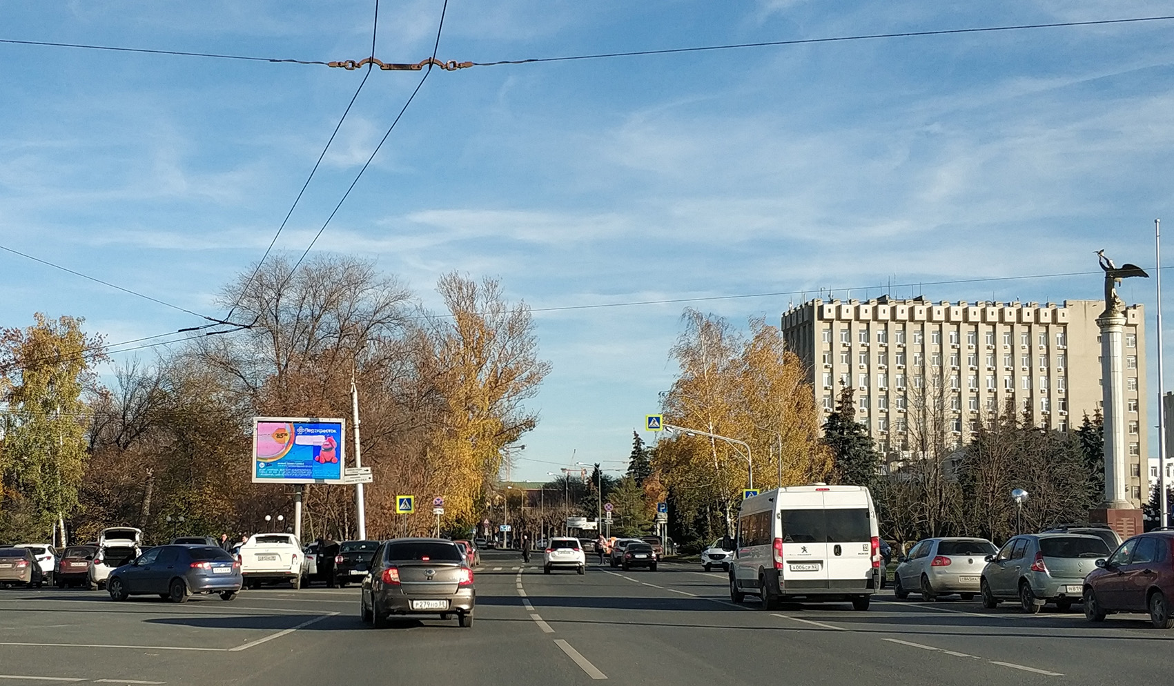 Фотография рекламного носителя, тип: Нестандартный билборд, адрес: Пушкина ул., д.3, Пенза, Пензенская область, Россия. Сторона A1-А10 №993147