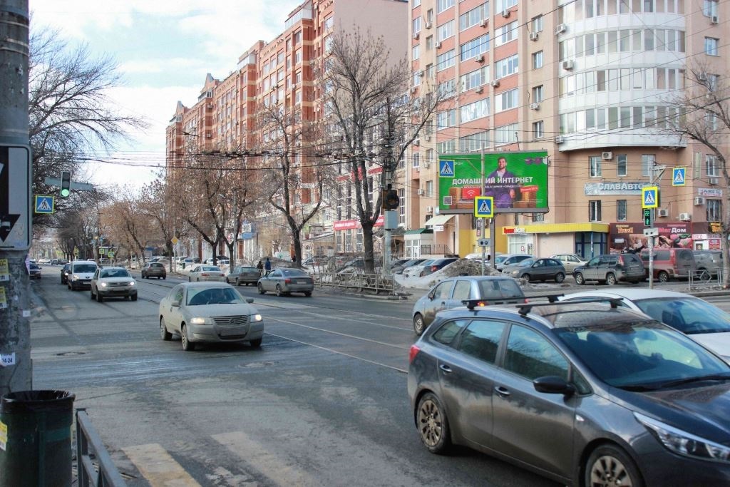 Фотография рекламного носителя, тип: Билборд 3x6, адрес: Красноармейская ул., д.76 Х Агибалова ул., Самара, Самарская область, Россия. Сторона А2 №946367