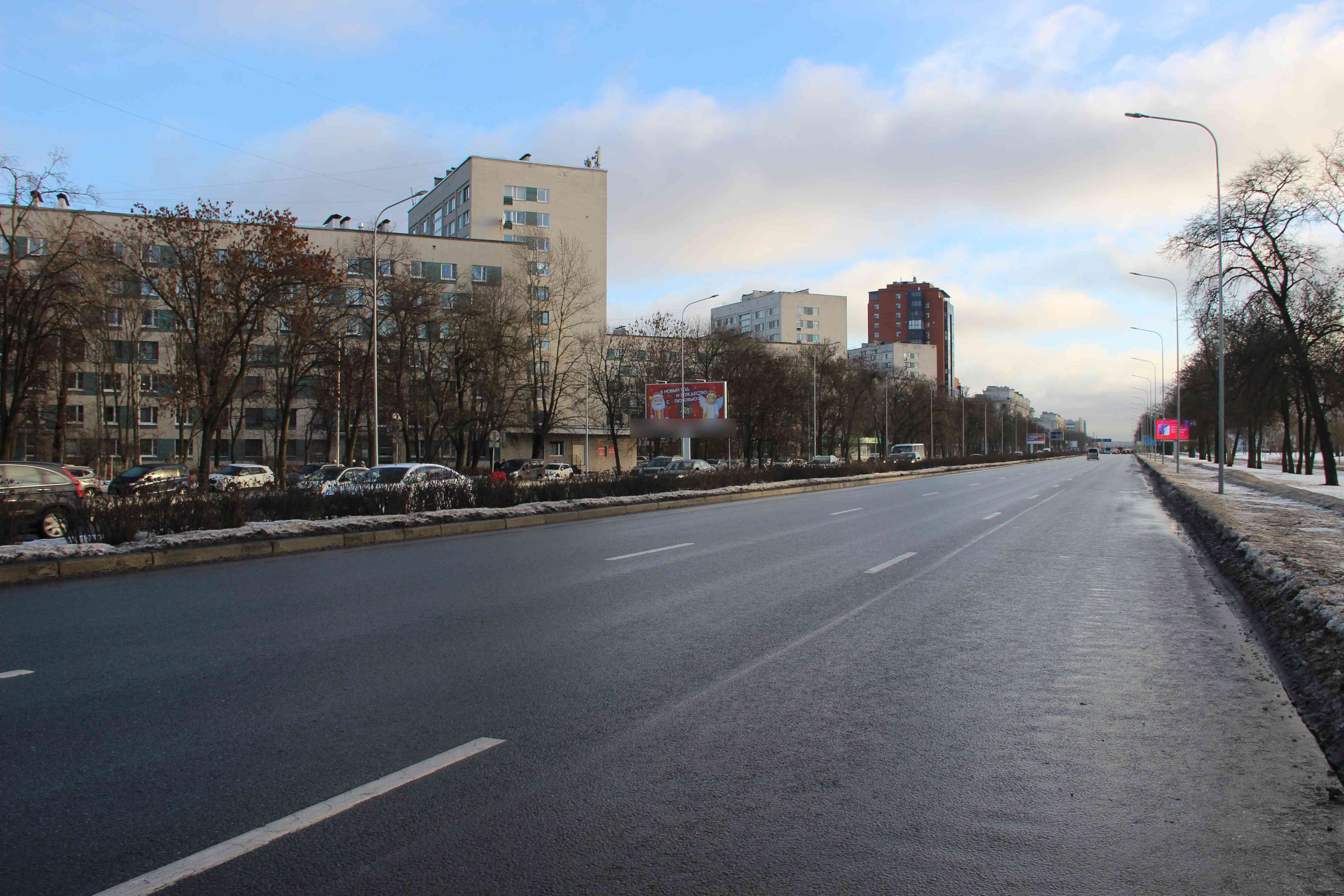Фотография рекламного носителя, тип: Билборд 3x6, адрес: Московское ш., д.6, Санкт-Петербург, Россия. Сторона Б №719356